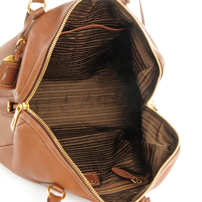 Prada Cervo Deerskin Bauletto Cammello 5 of 7