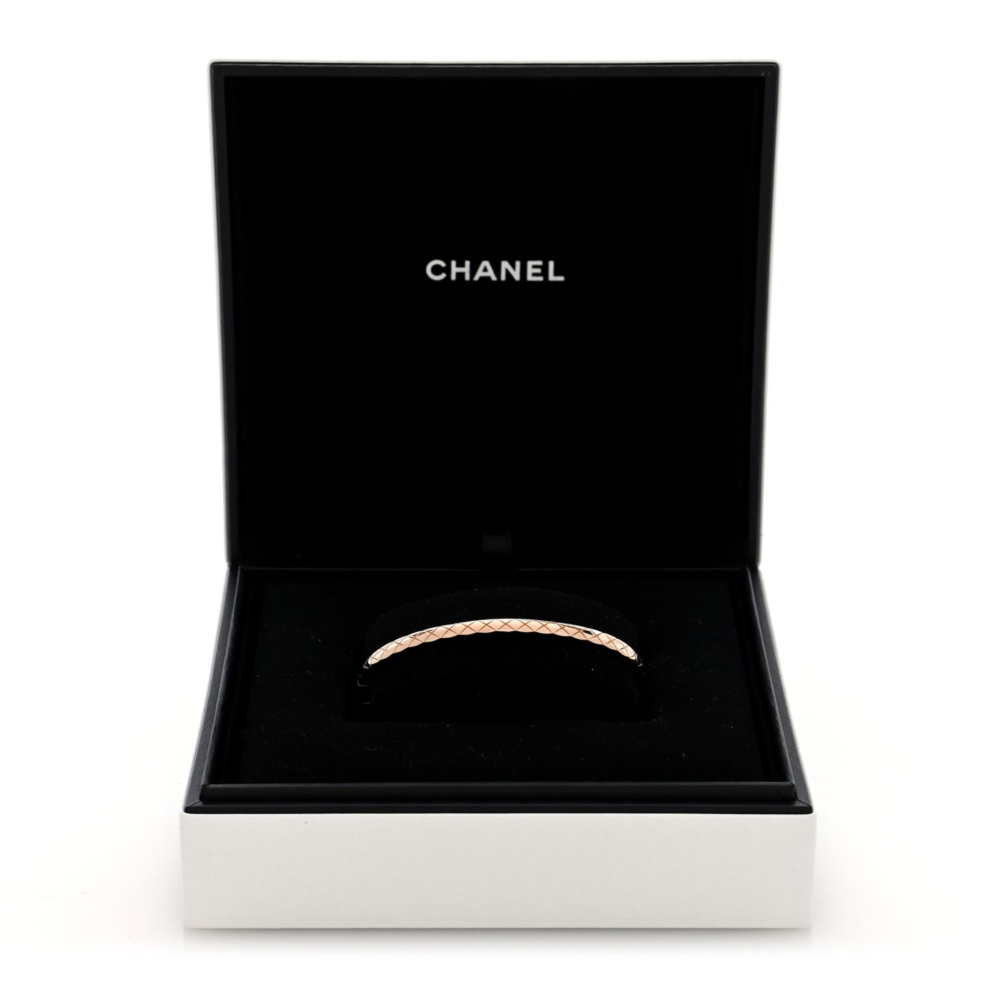 18K Beige Gold Mini Coco Crush Bangle Bracelet L