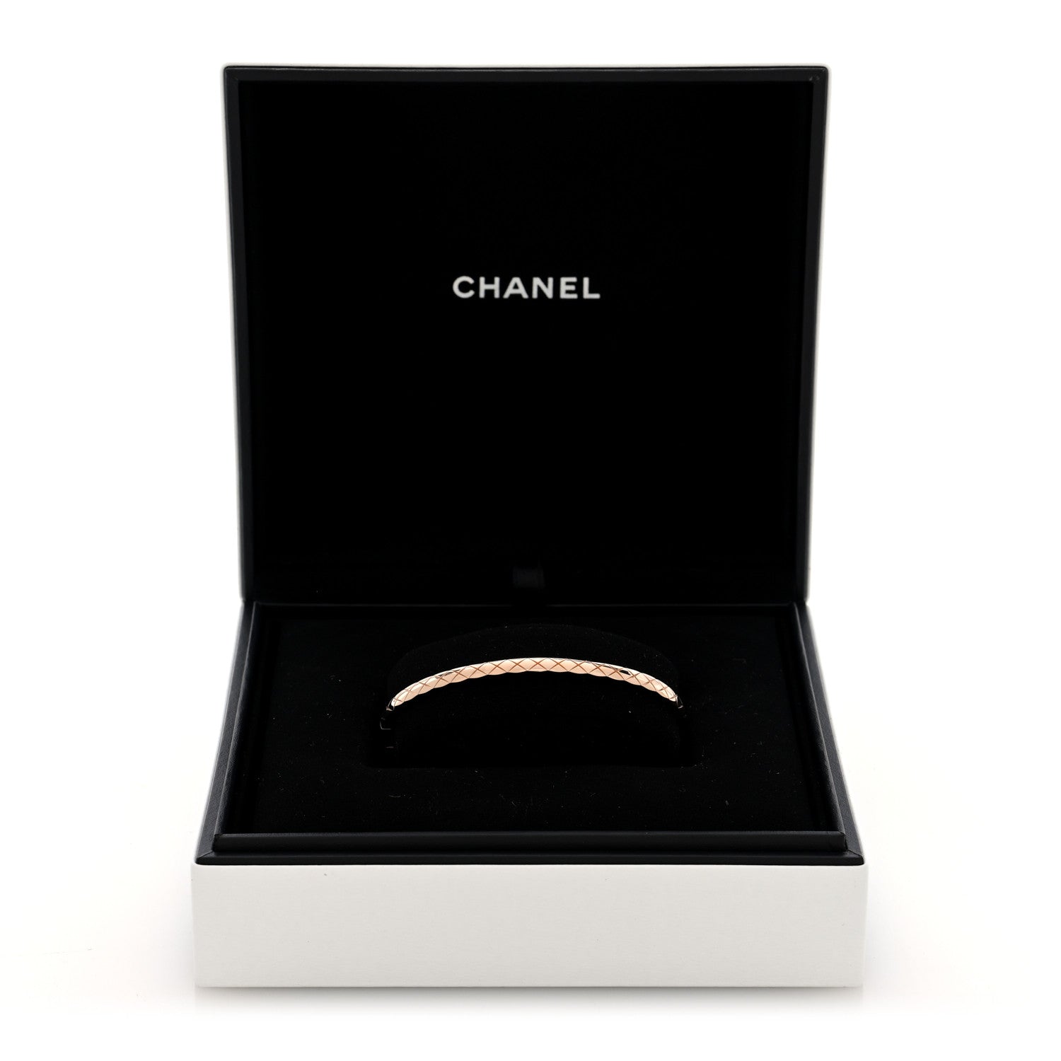 Chanel 18K Beige Gold Mini Coco Crush Bangle Bracelet L 4 of 4