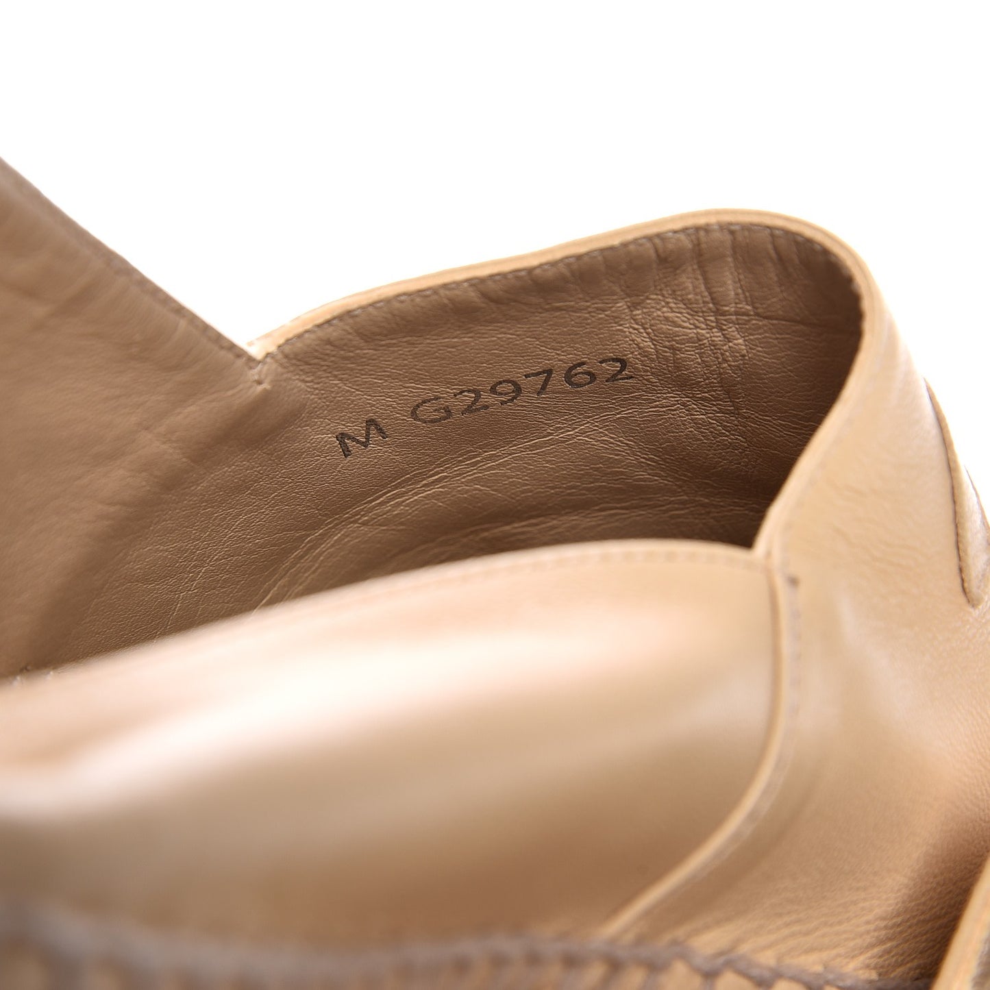 Lambskin CC Espadrilles 38 Beige Black