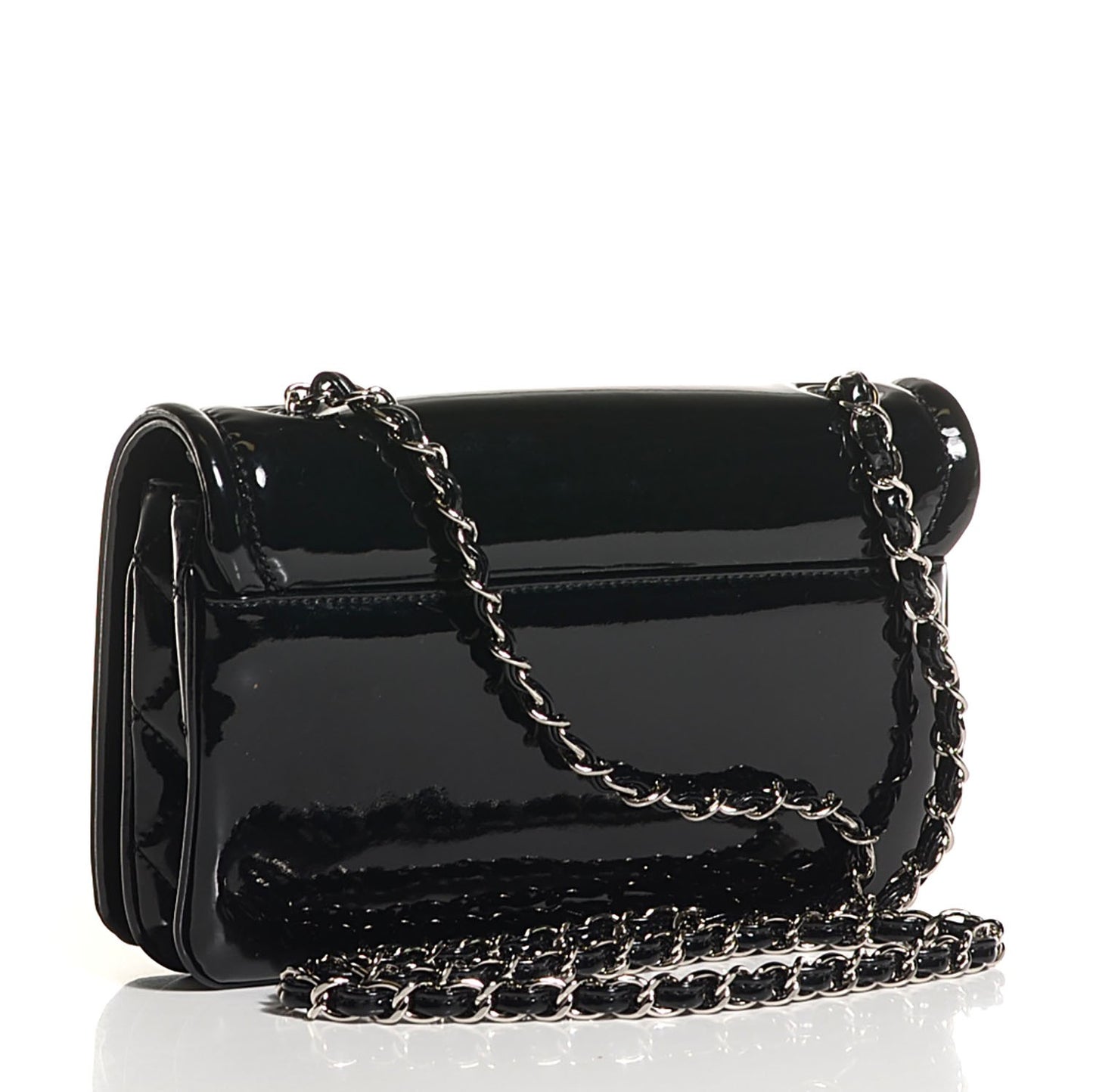 Vinyl Small Lipstick Flap Black