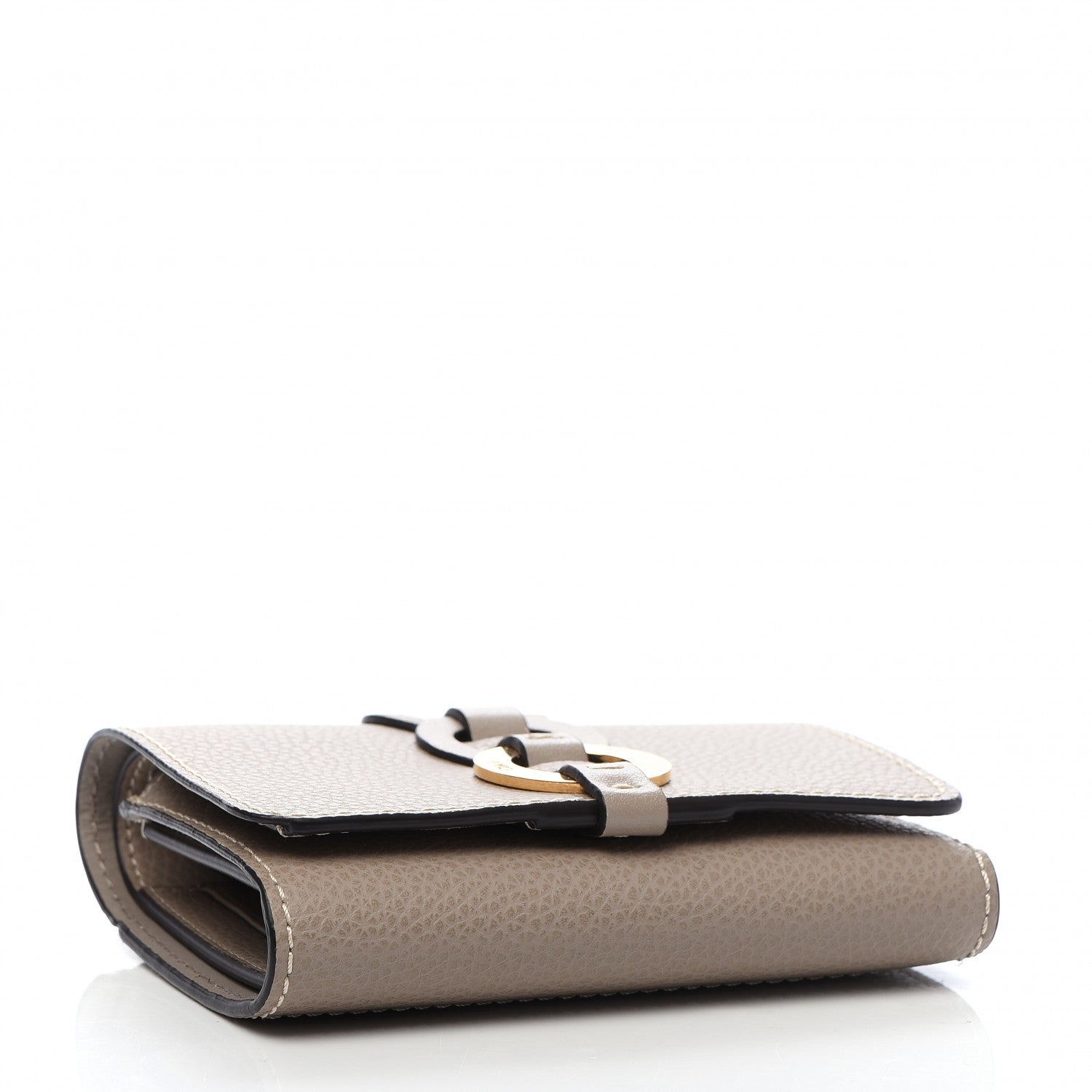 Chloe Grained Calfskin Small Darryl Trifold Wallet Motty Grey 4 of 9