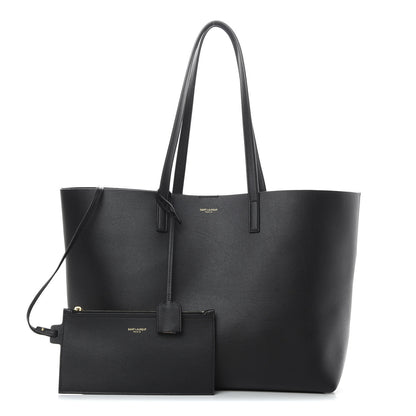 Saint Laurent Calfskin Large Shopping Tote Black 1 of 11