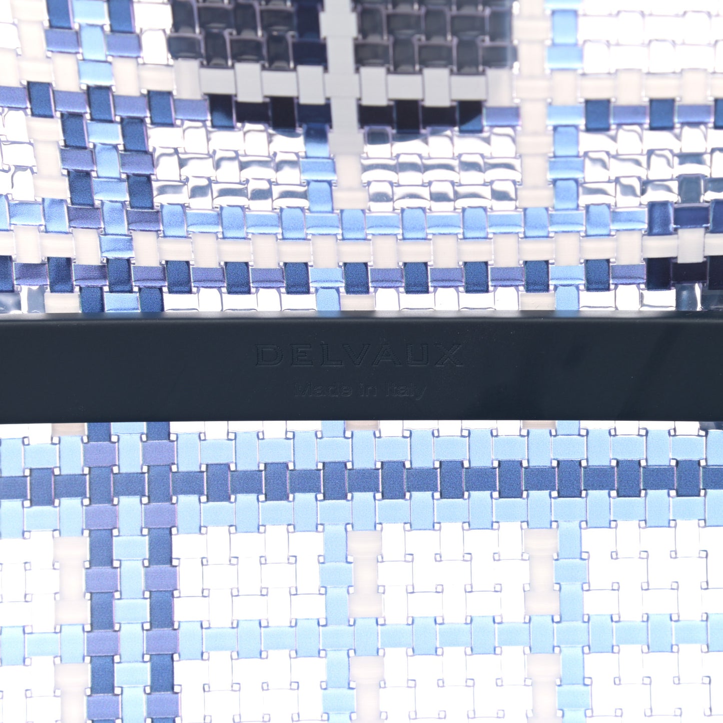 Vinyl Gingham The Dreamer MM Brillant Satchel Navy