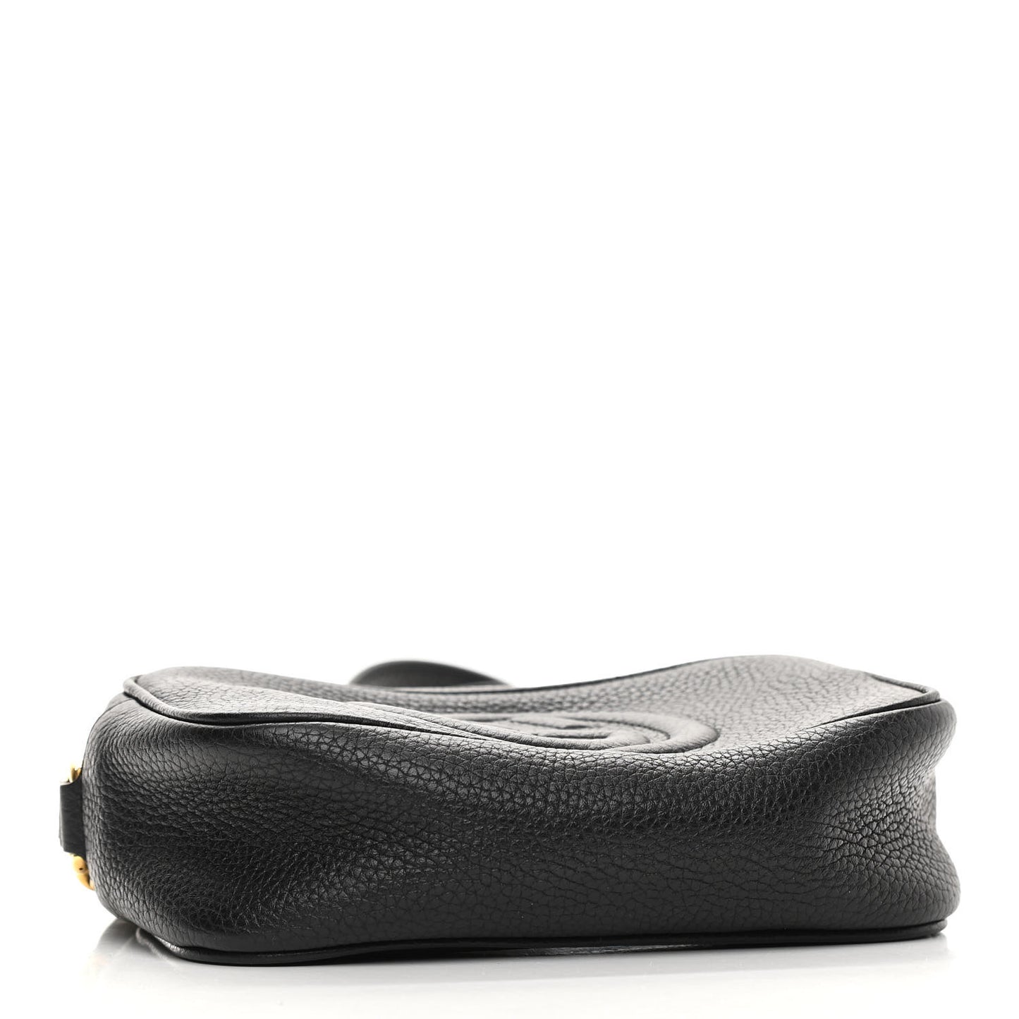 Pebbled Calfskin Mini Soho Disco Bag Black