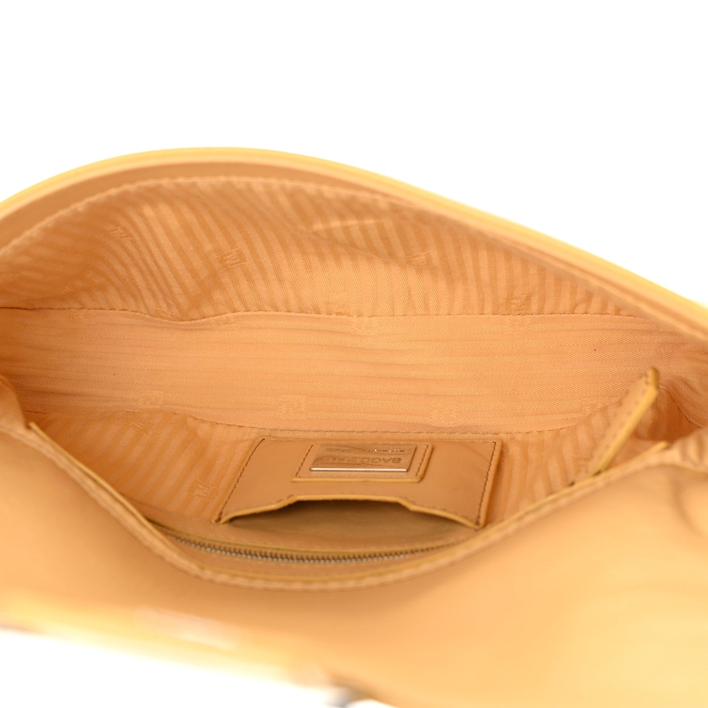 Vitello Enamel Interchangeable Strap Baguette Giallo Alchemy