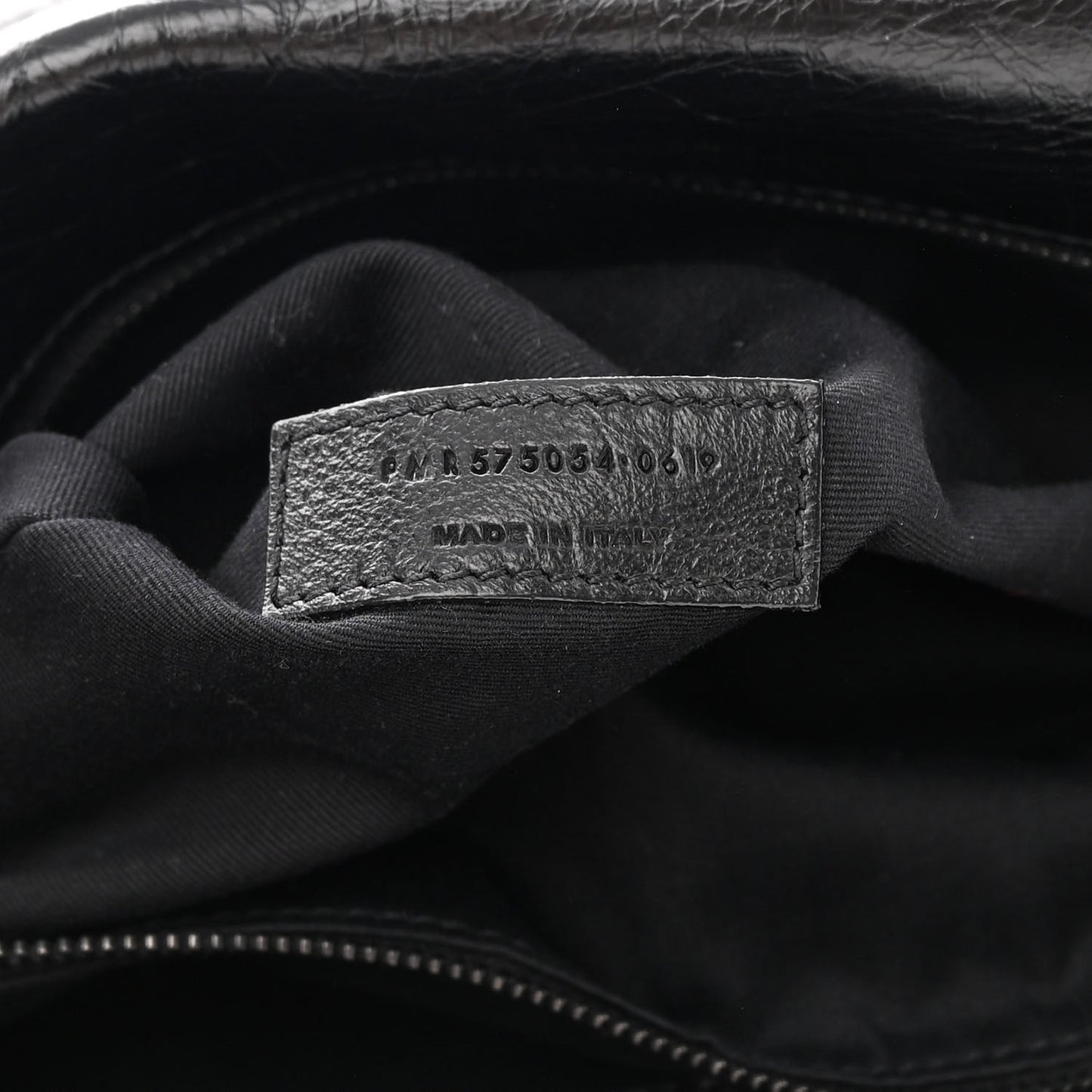 Crinkled Calfskin Matelasse Monogram Large Niki Chain Satchel Black