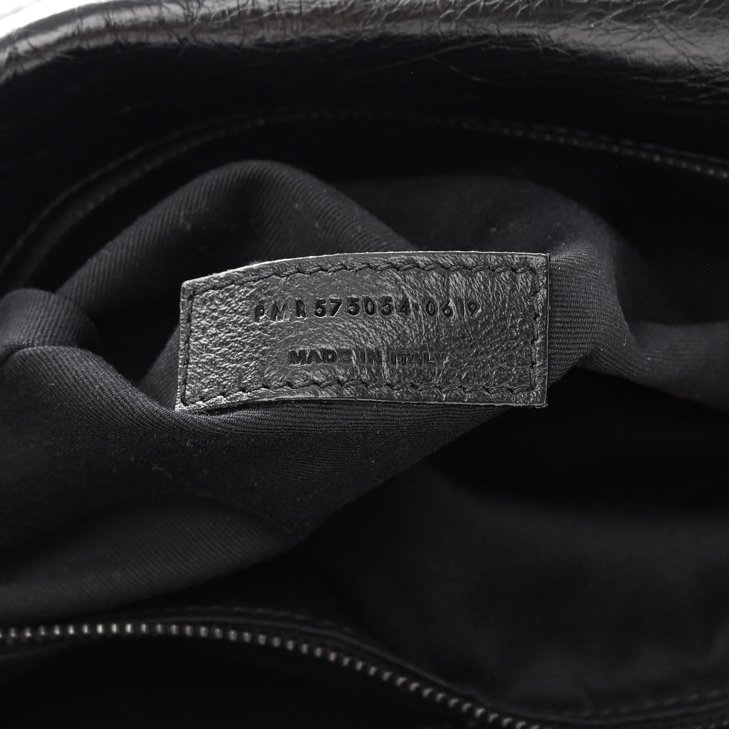 Saint Laurent Crinkled Calfskin Matelasse Monogram Large Niki Chain Satchel Black 7 of 12