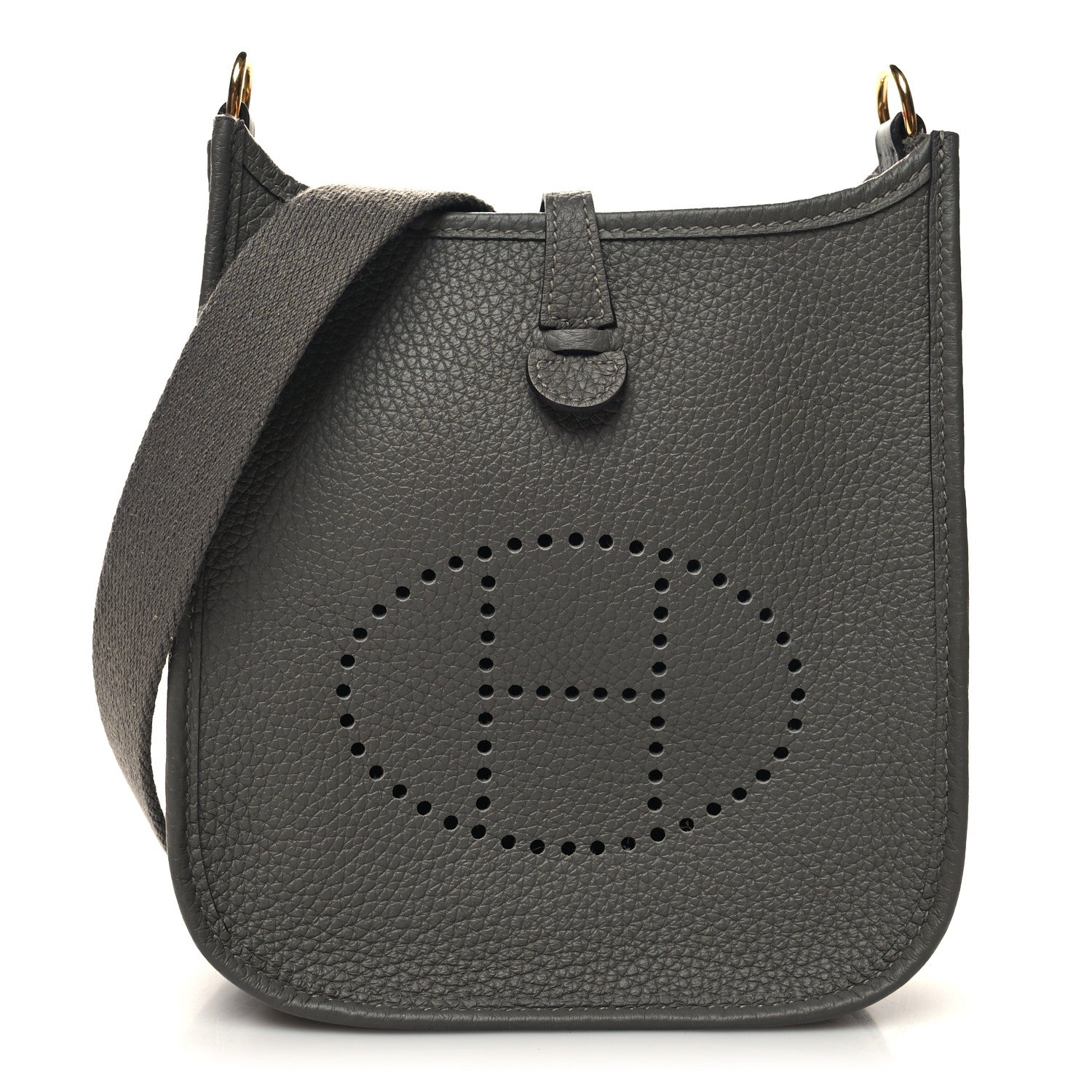 Hermes Taurillon Clemence Evelyne TPM Gris Meyer 1 of 11