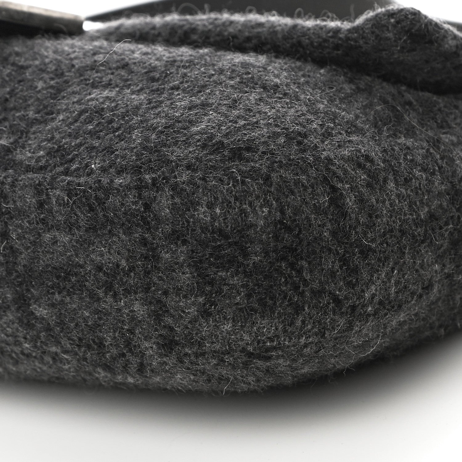 Fendi Wool Zucca Baguette Grey 8 of 9