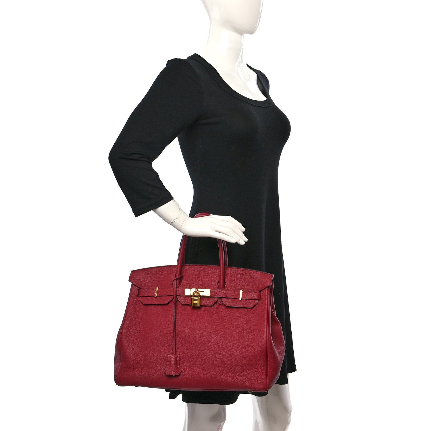 Hermes Togo Birkin 35 Rouge Grenat 2 of 20