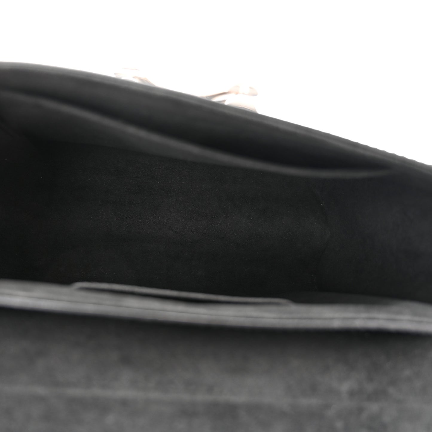 Epi Kawai Blossom Twist Shoulder Bag MM Black