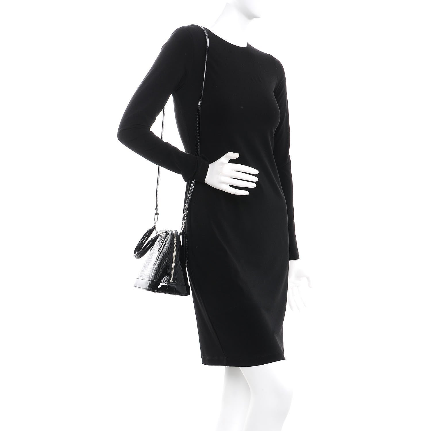 Louis Vuitton Epi Electric Alma BB Black 4 of 15