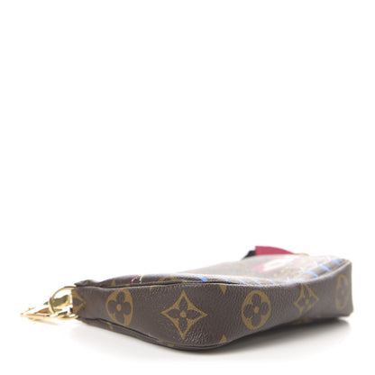 Louis Vuitton Monogram 2020 Christmas Animation Roller Coaster Mini Pochette Accessories Pivoine 4 of 8
