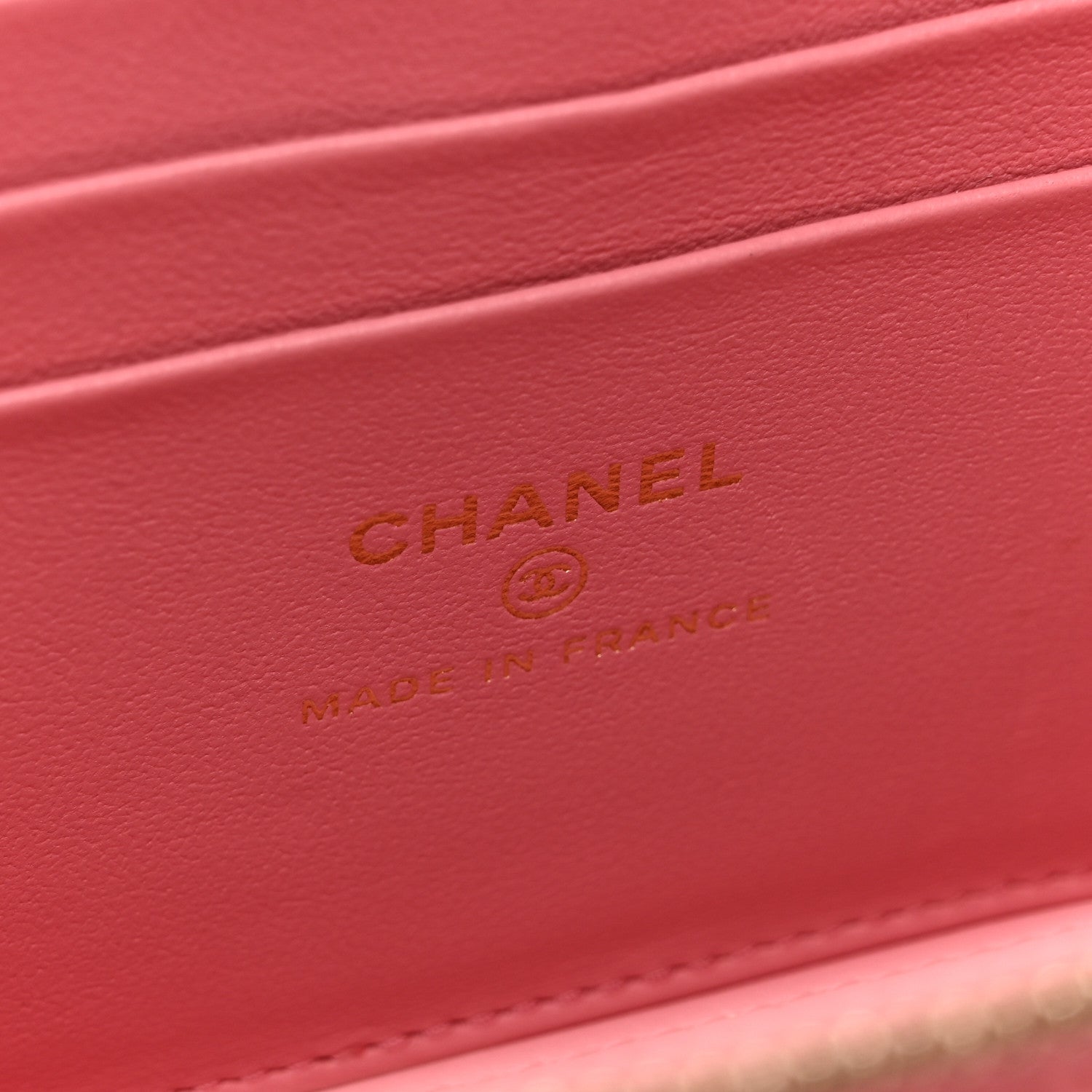 Chanel Lambskin Quilted Small Top Handle Vanity Case With Chain Pink 6 of 14