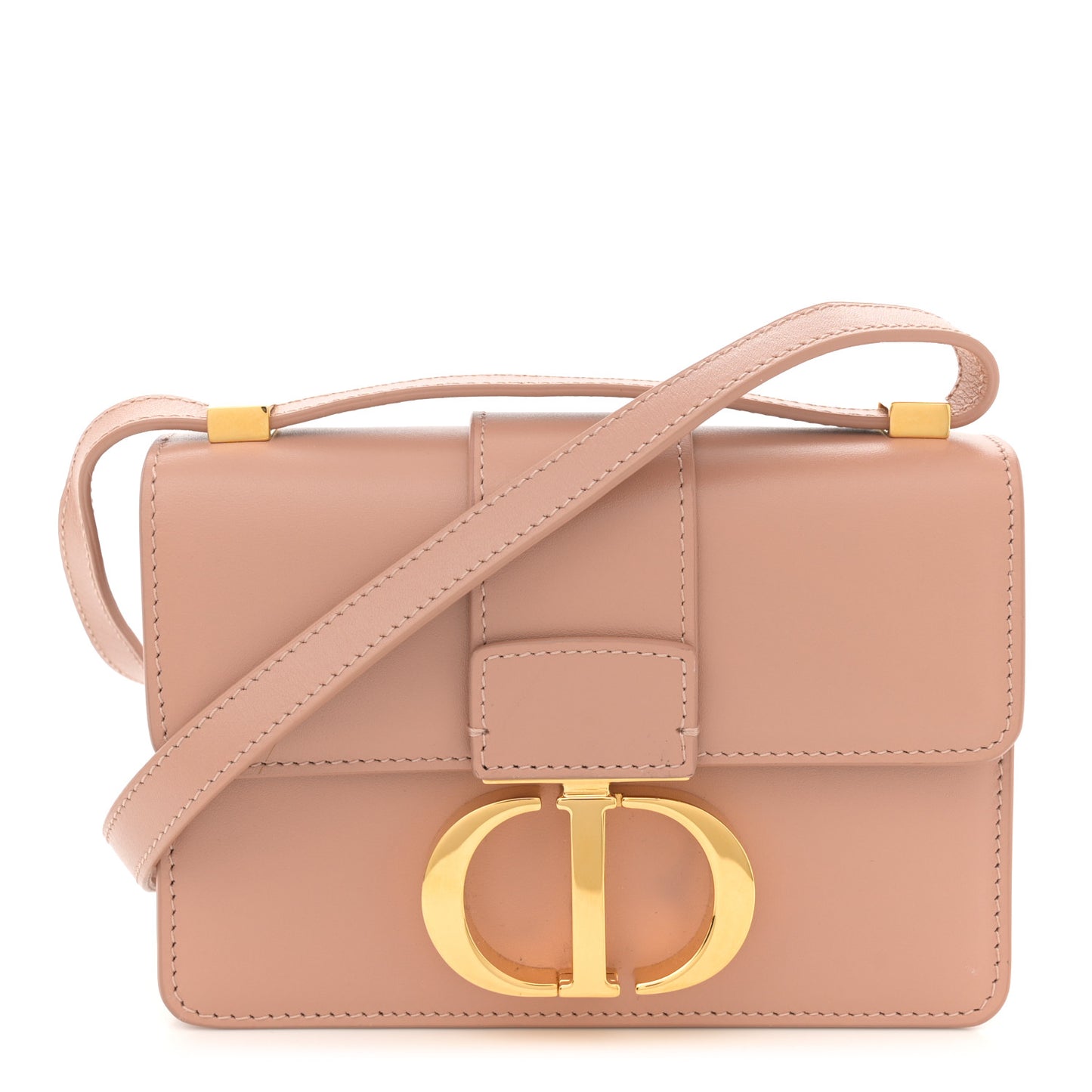 Box Calfskin Micro 30 Montaigne Flap Bag Rose Des Vents