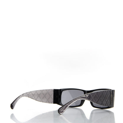 Chanel Rectangle Quilted Sunglasses 5425 Black 4 of 8