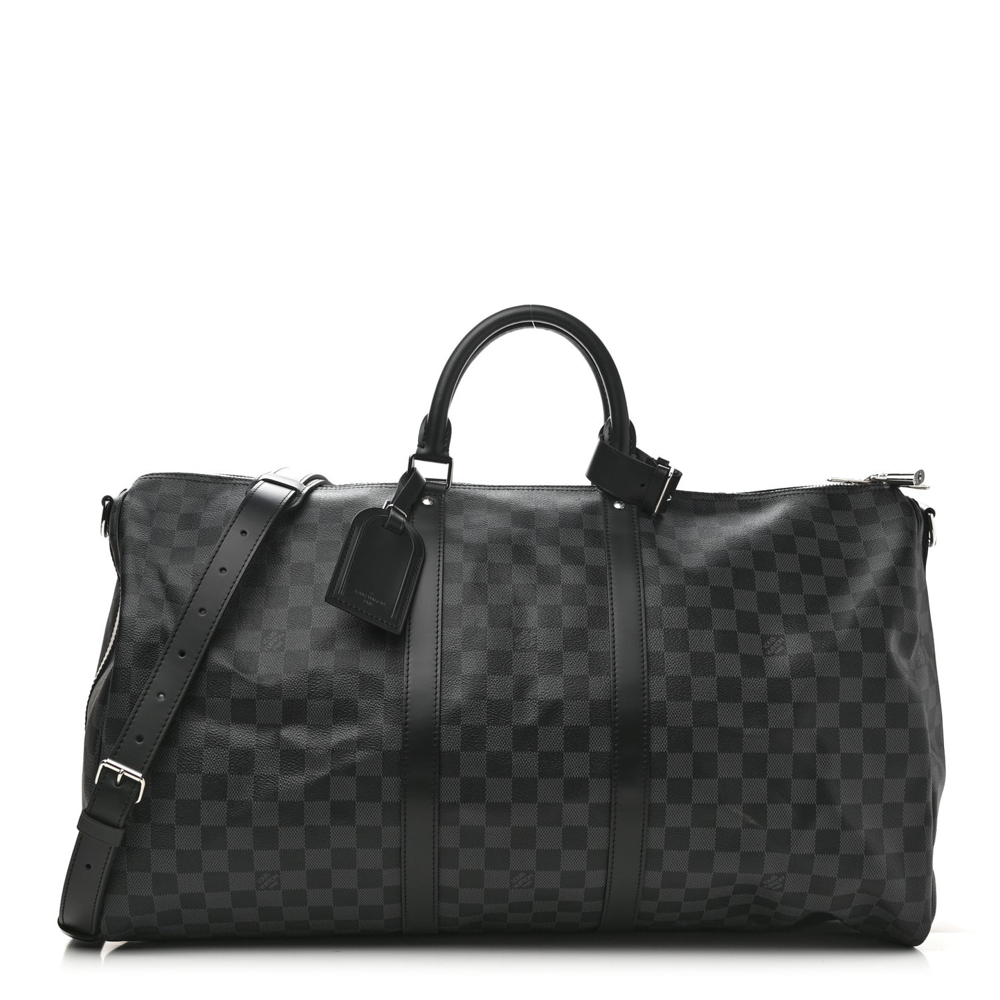 Damier Graphite Keepall Bandouliere 55