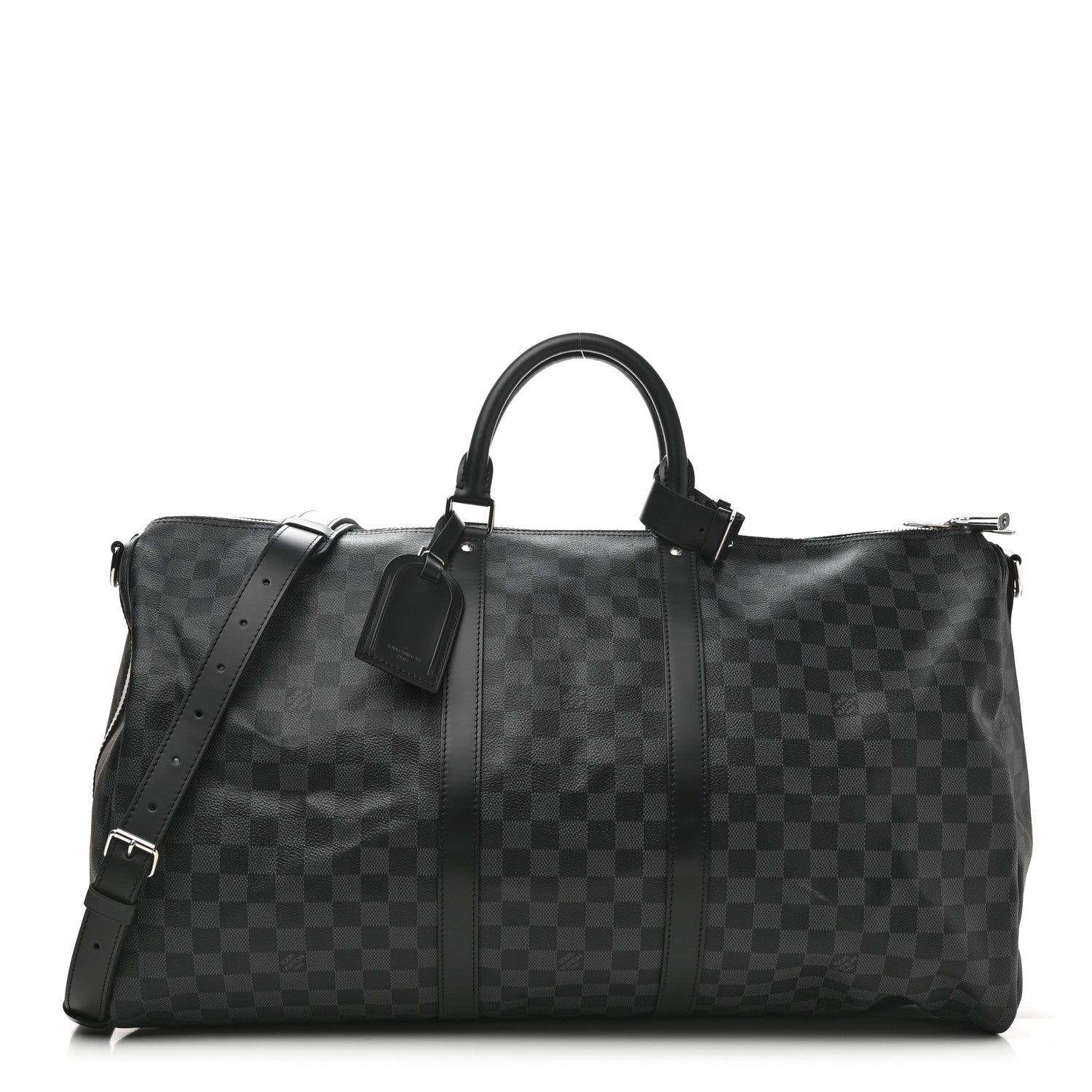 Louis Vuitton Damier Graphite Keepall Bandouliere 55 1 of 9