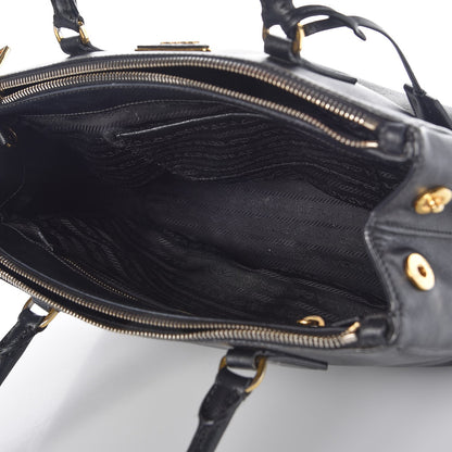 Prada Saffiano Medium Galleria Double Zip Tote Black 5 of 22