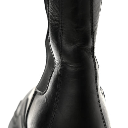 Bottega Veneta Calfskin The Tire Chelsea Boots 36 Black Transparent 9 of 9