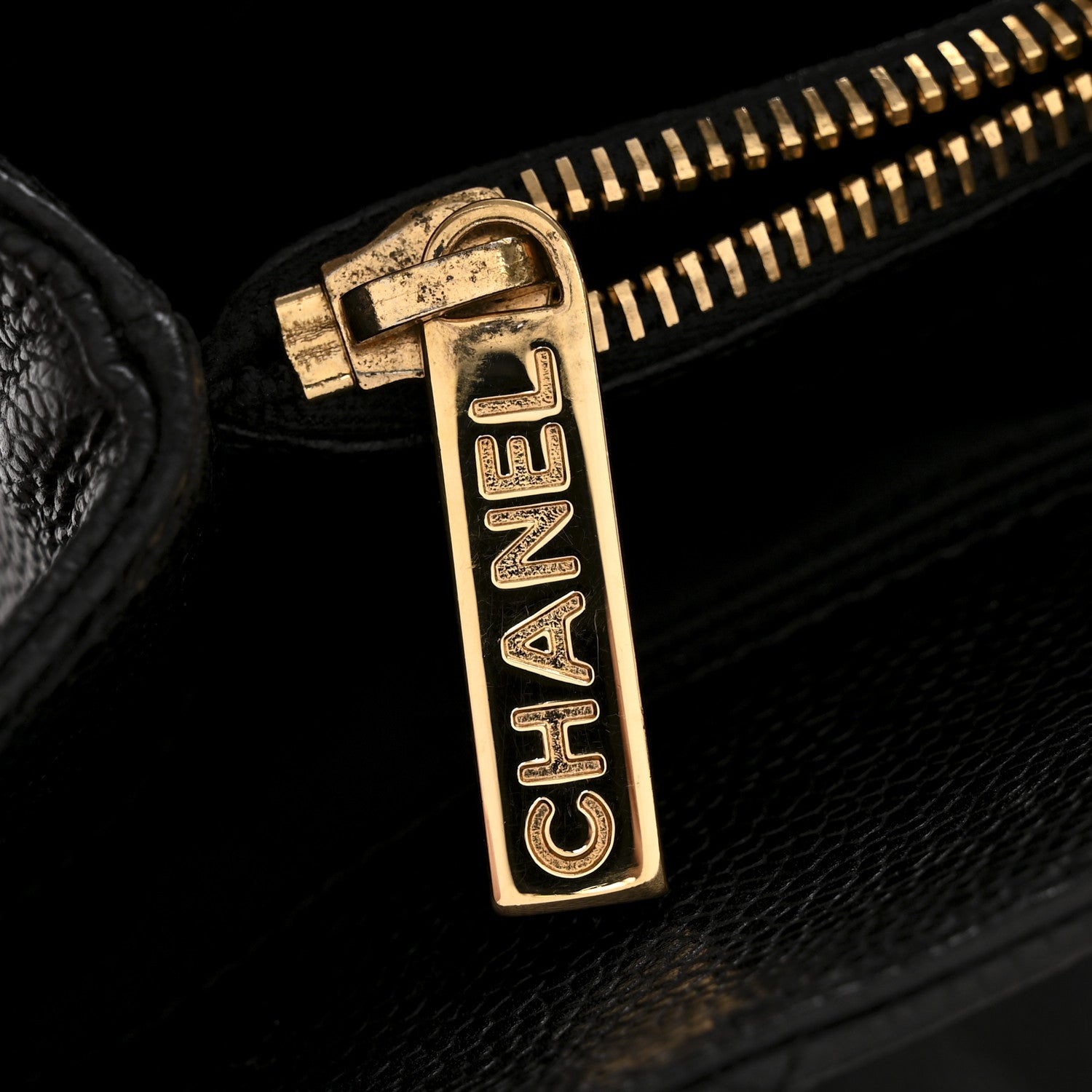 Chanel Caviar Quilted Grand Shopping Tote GST Black 14 of 14