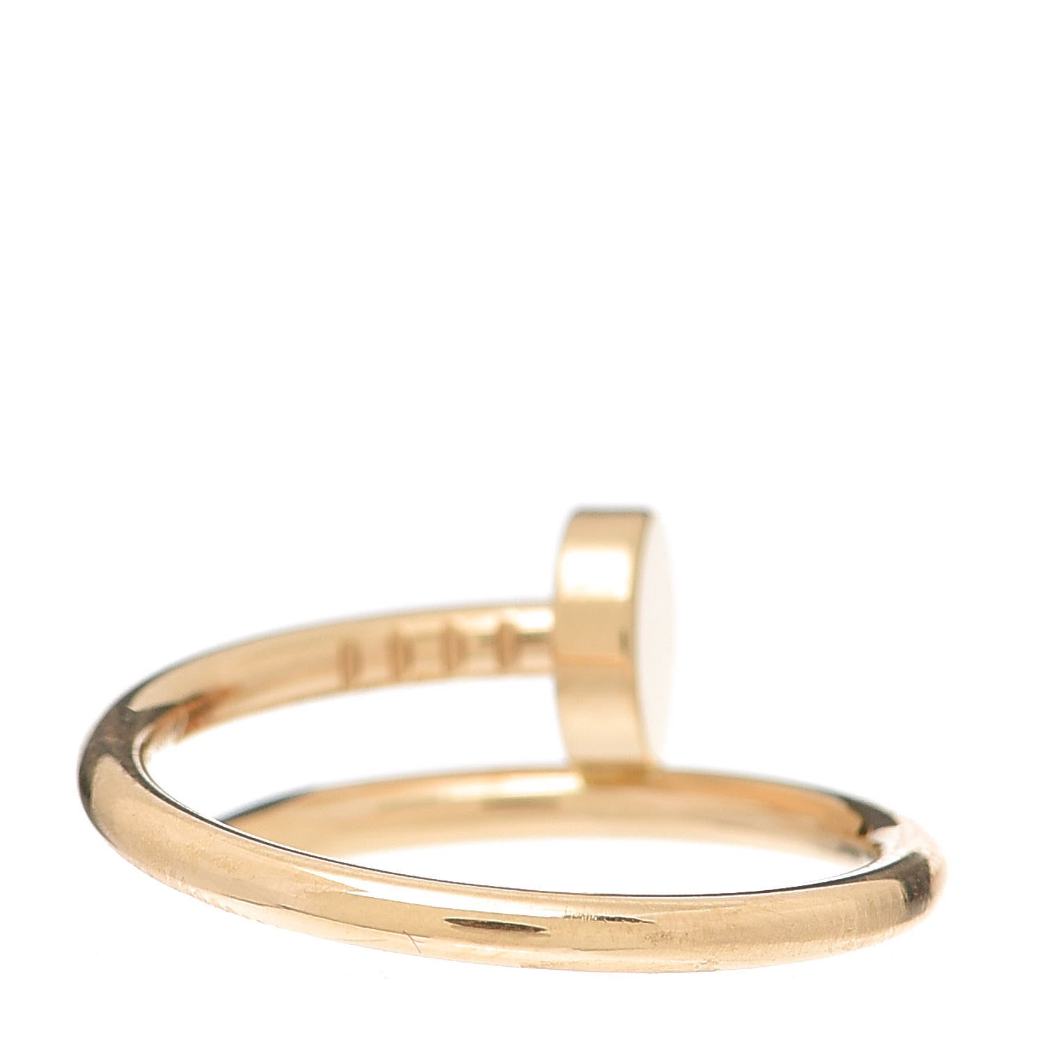 Cartier 18K Yellow Gold Small Juste Un Clou Ring 48 4.5 3 of 6