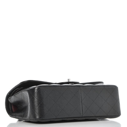 Chanel Caviar Quilted Jumbo Double Flap Black 5 of 8