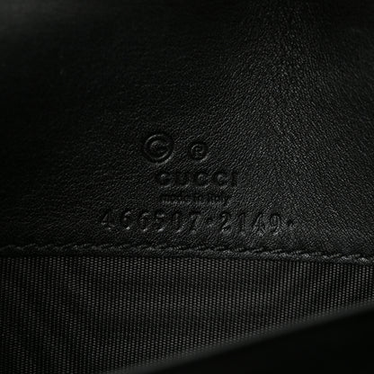 Gucci Microguccissima Crossbody Wallet Black 6 of 10
