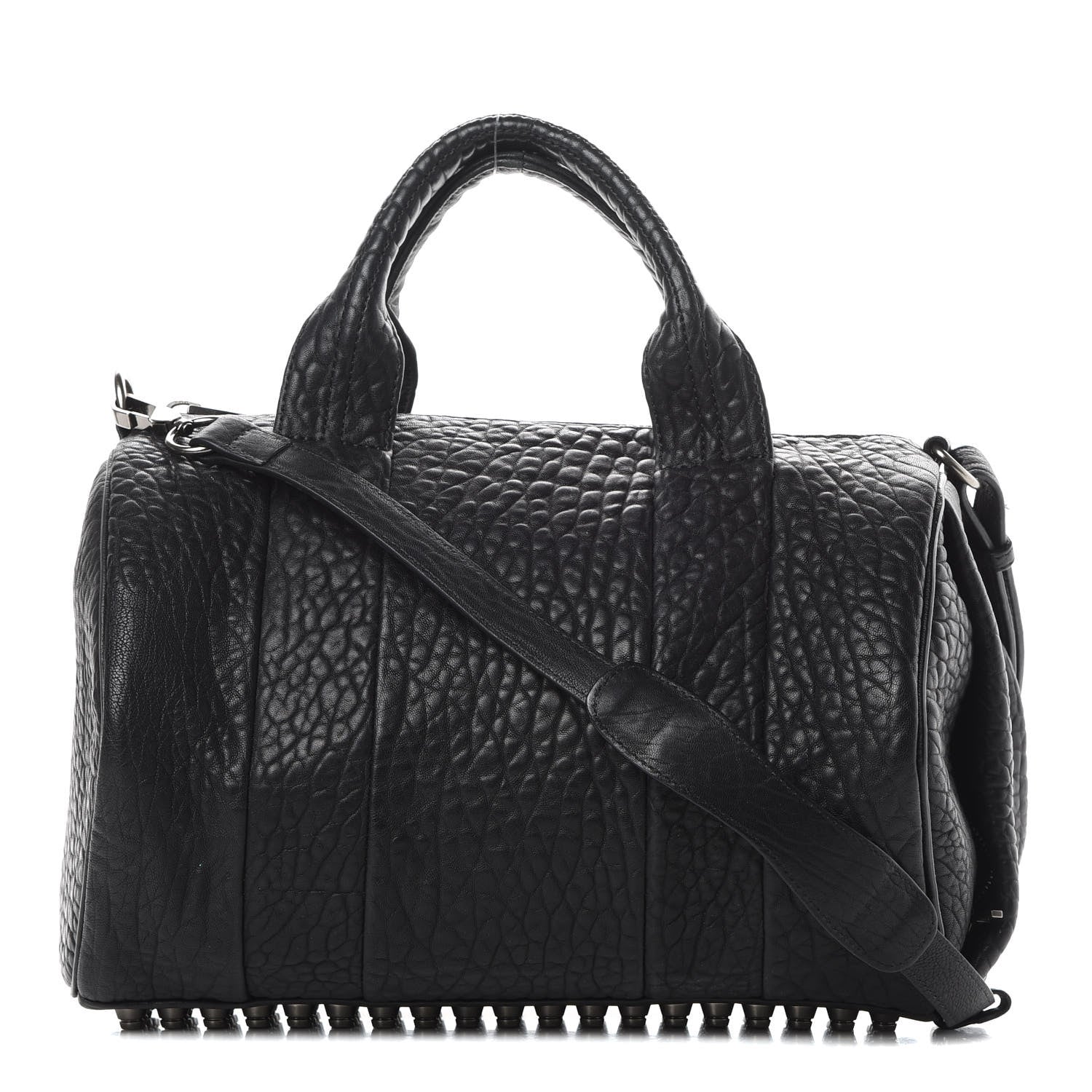Alexander Wang Pebbled Lambskin Rocco Black Nickel Hardware 1 of 11