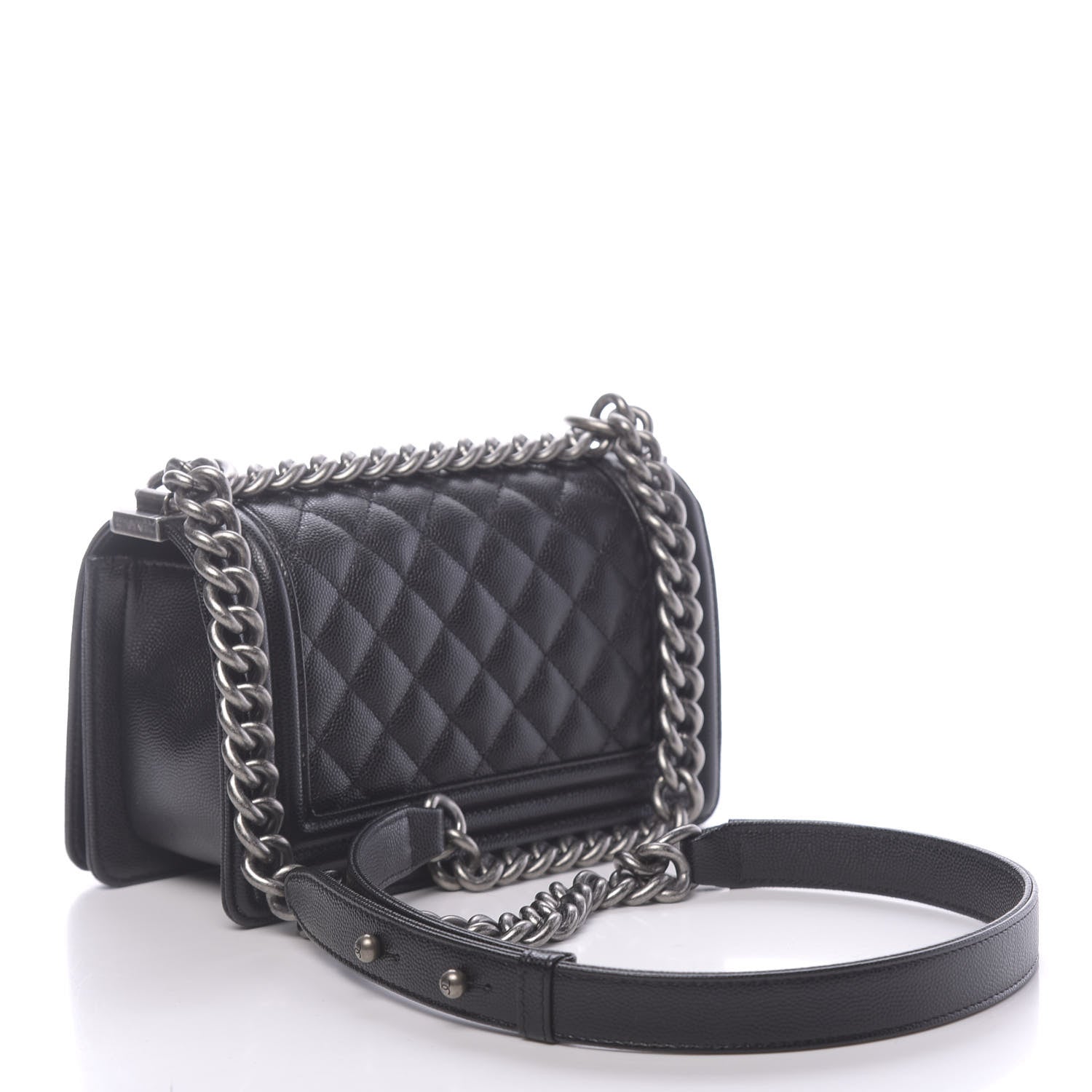 Chanel Caviar Quilted Small Boy Flap Black 3 of 11
