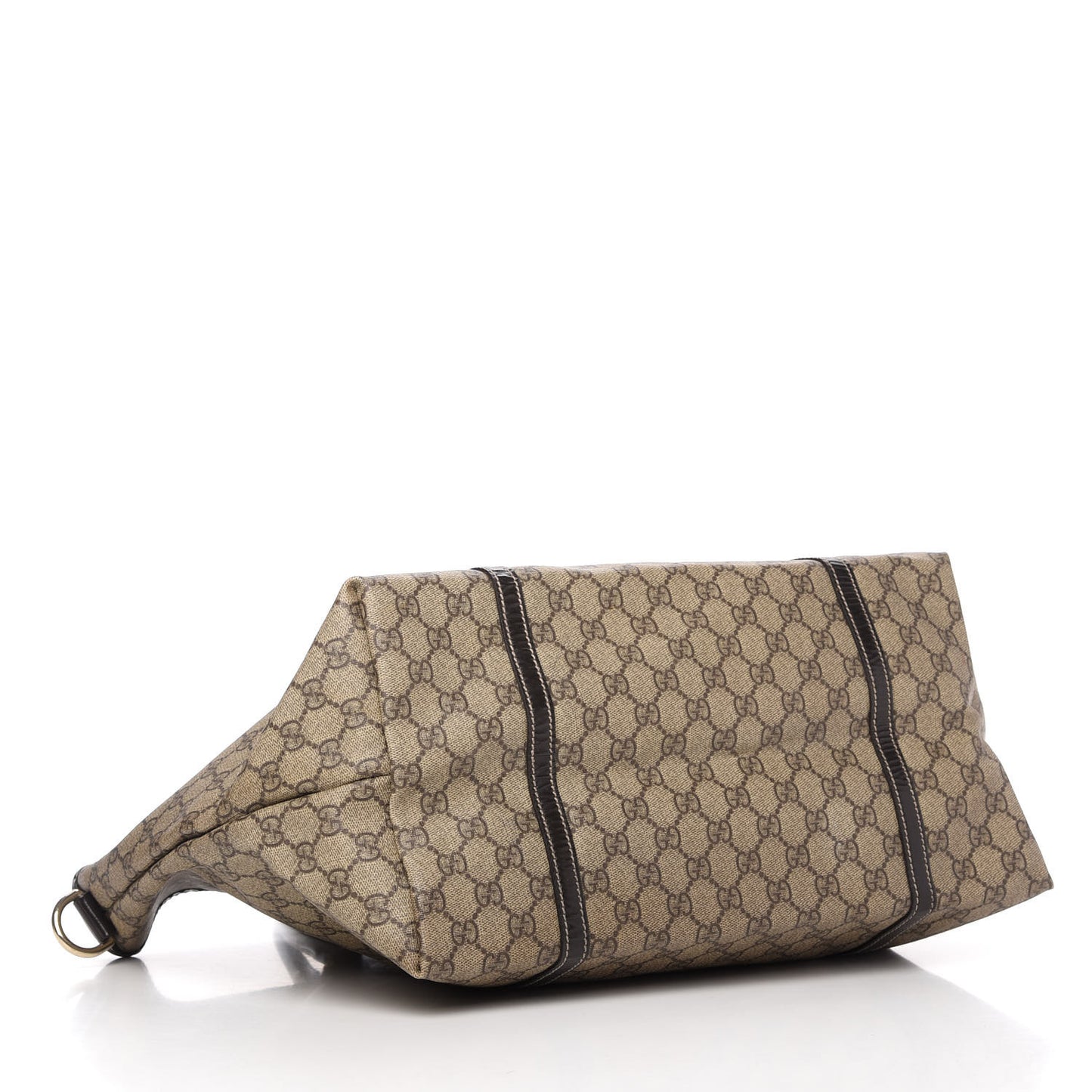 GG Plus Monogram Large Joy Tote Dark Brown
