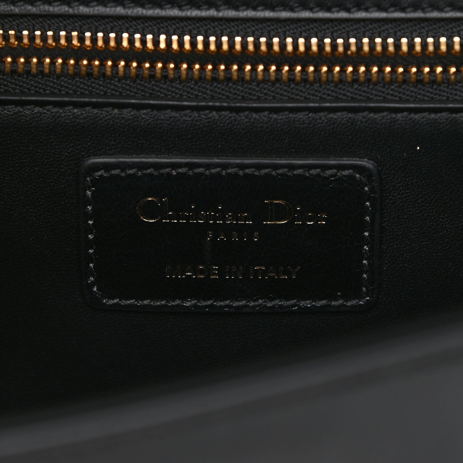 Christian Dior Crinkled Lambskin 30 Montaigne Flap Bag Black 5 of 9