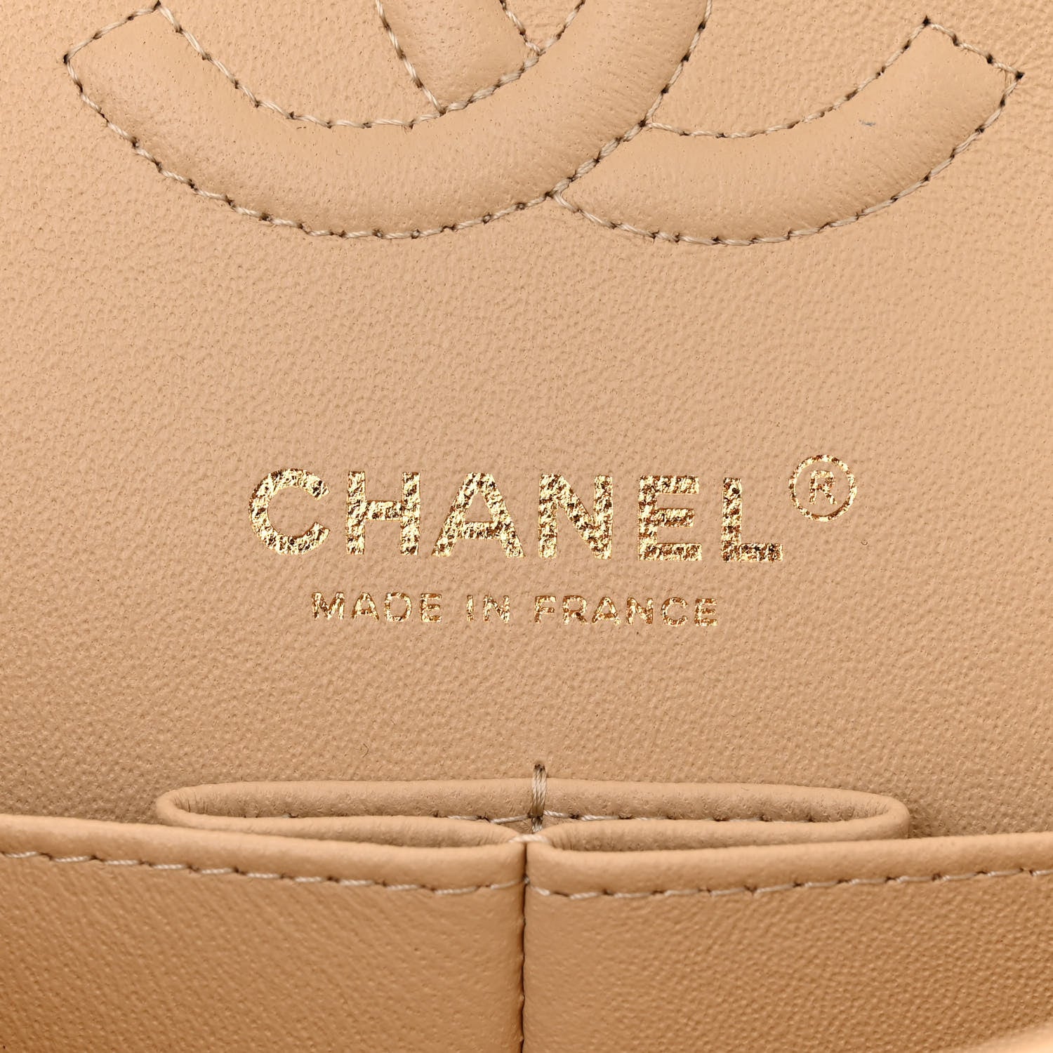 Chanel Caviar Quilted Small Double Flap Beige 6 of 11