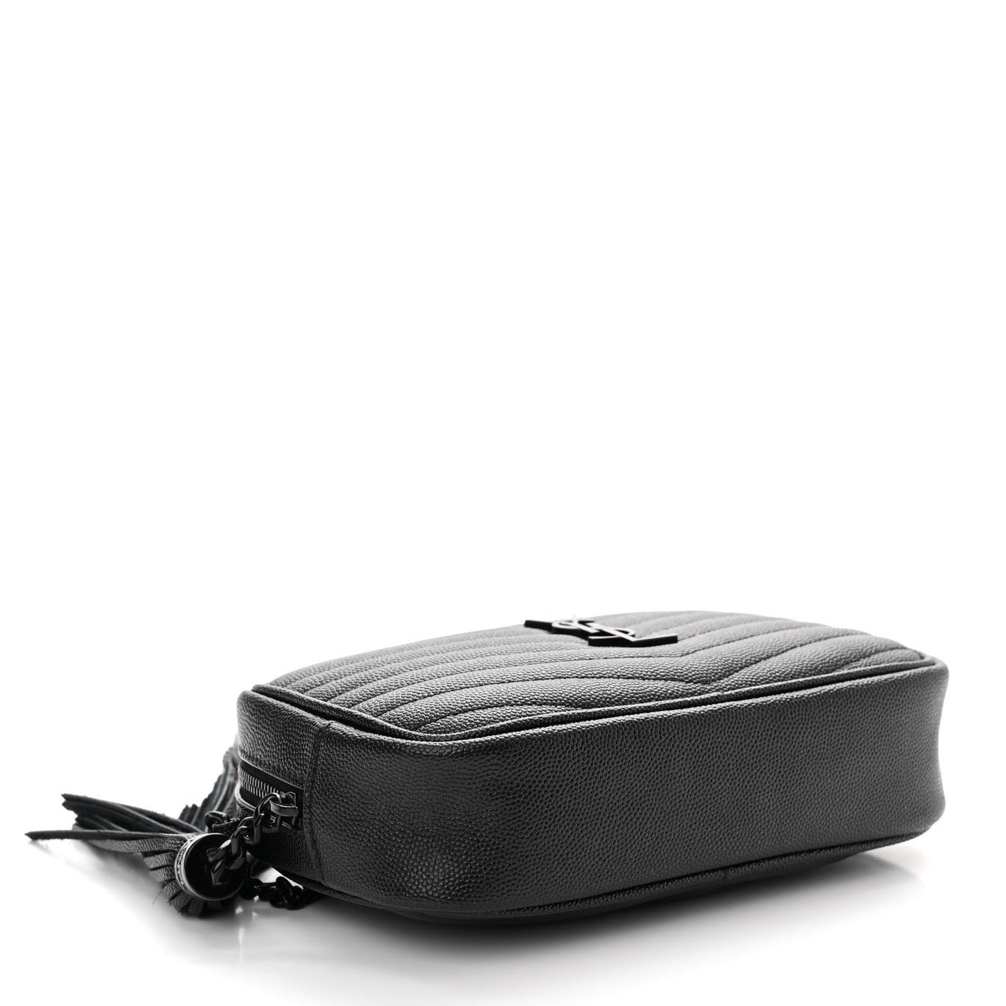 Grain De Poudre Matelasse Monochrome Monogram Mini Lou Camera Bag Black