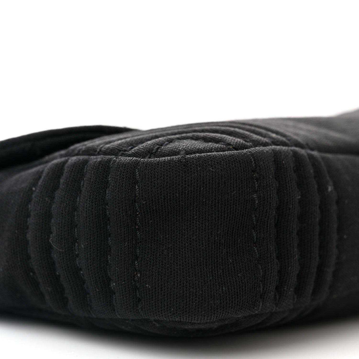 Chanel Jersey Quilted Single Flap Black 9 of 13