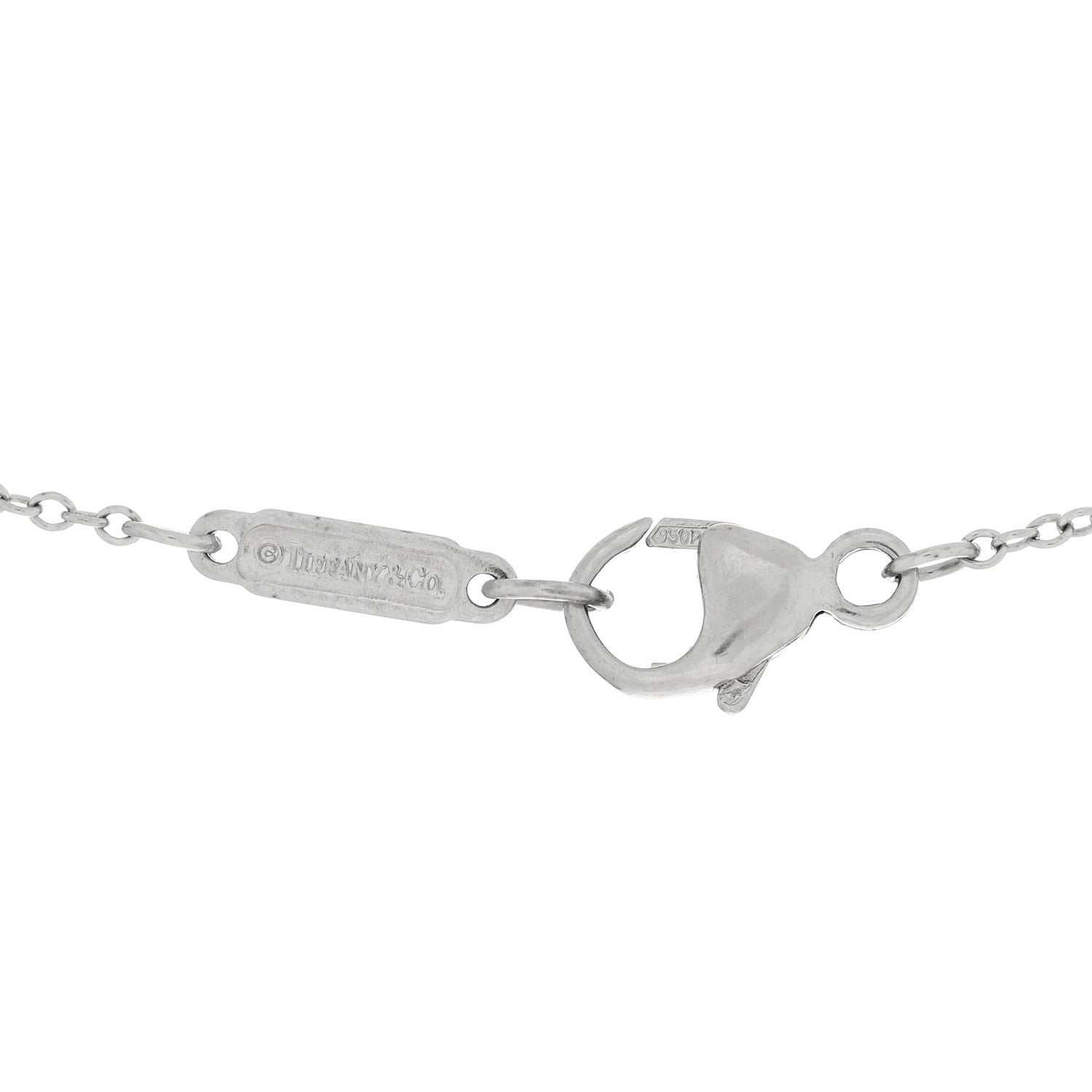 Tiffany Platinum Diamond Star Pendant Necklace 4 of 4