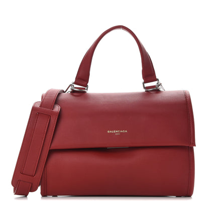 Balenciaga Veau Soyeux Small Tool Satchel Rouge Groseille 1 of 9