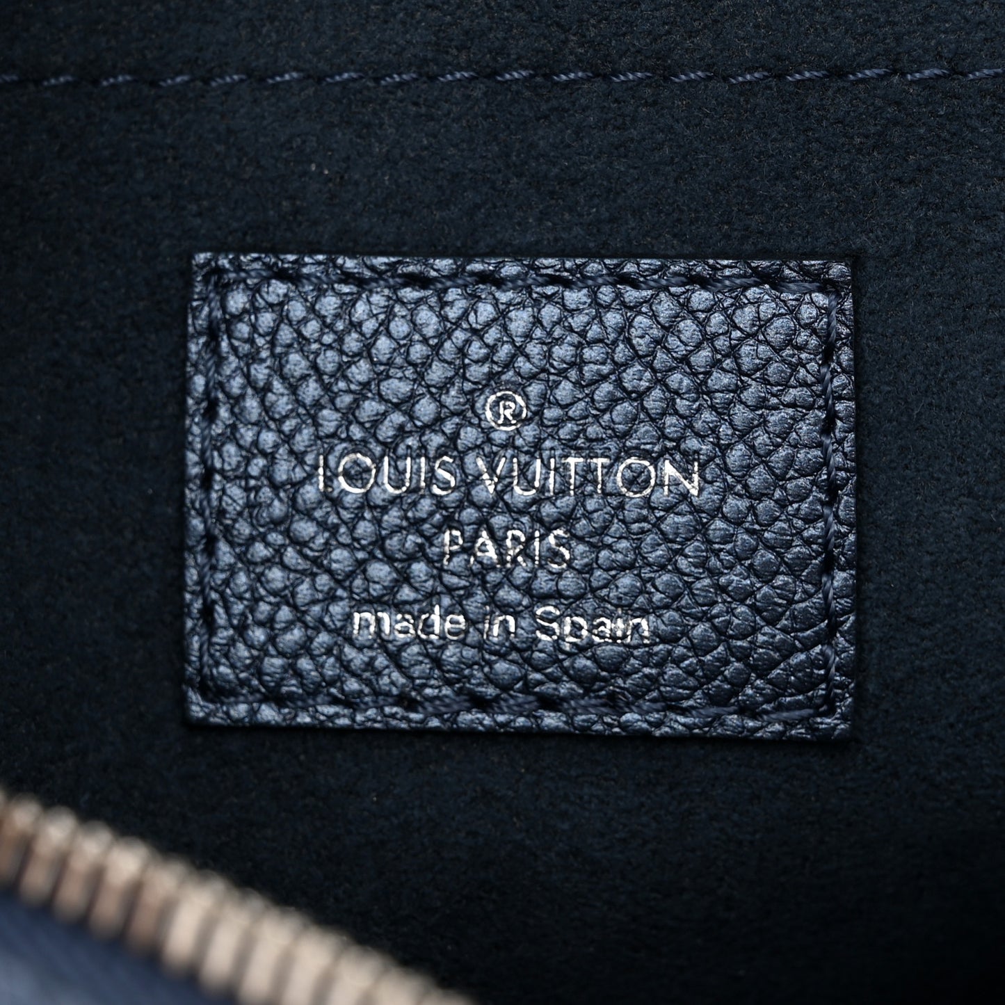 Metallic Empreinte Monogram Giant Speedy Bandouliere 20 Navy Nacre