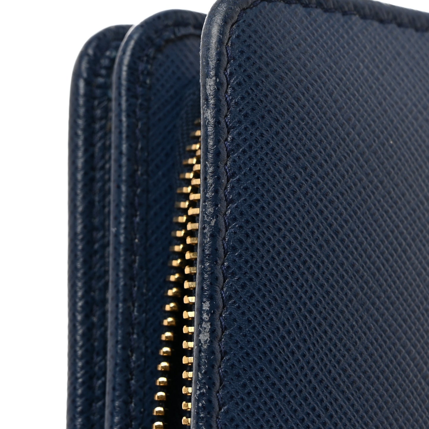 Saffiano Metal Compact Wallet Bluette