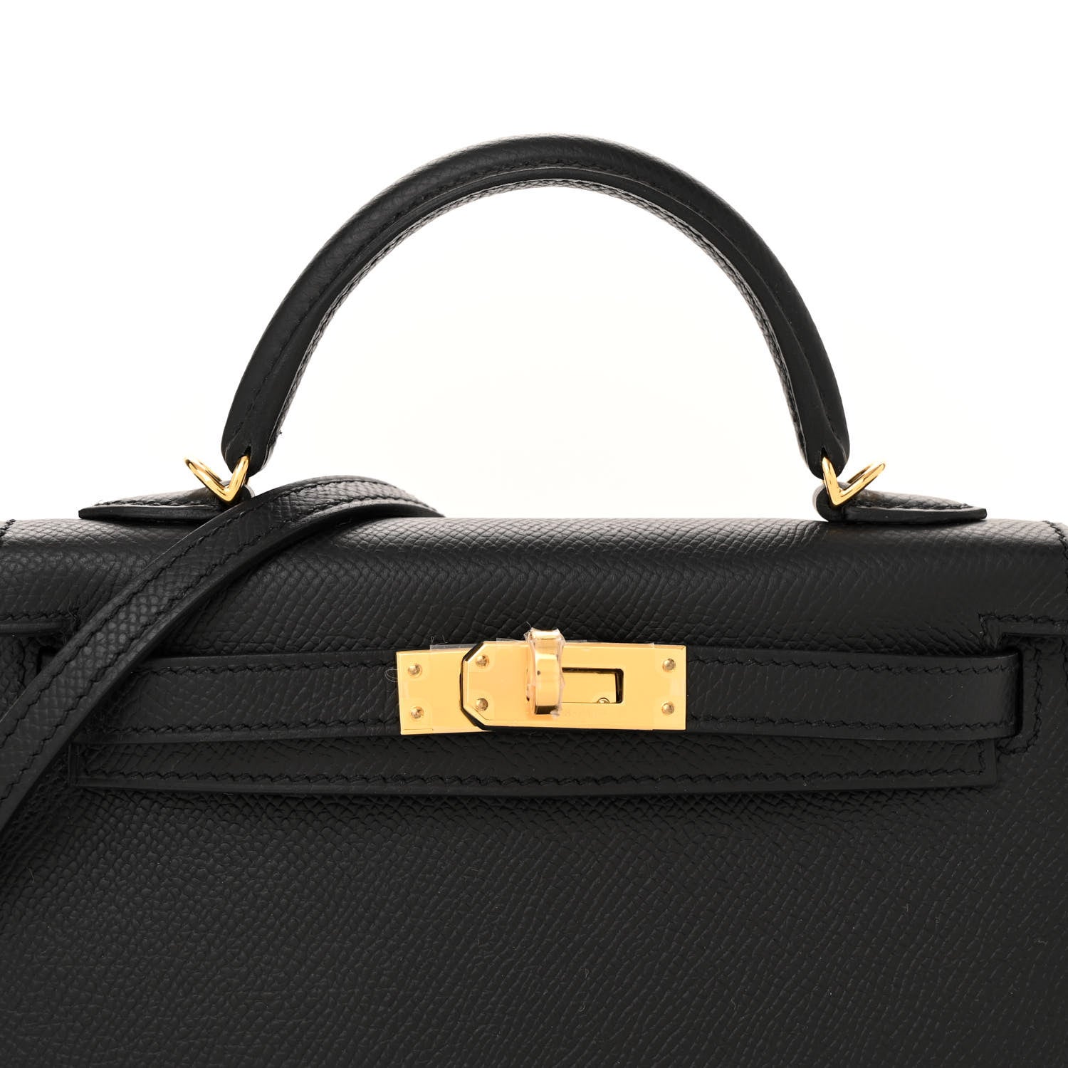 Hermes Epsom Mini Kelly Sellier 20 Black 8 of 11