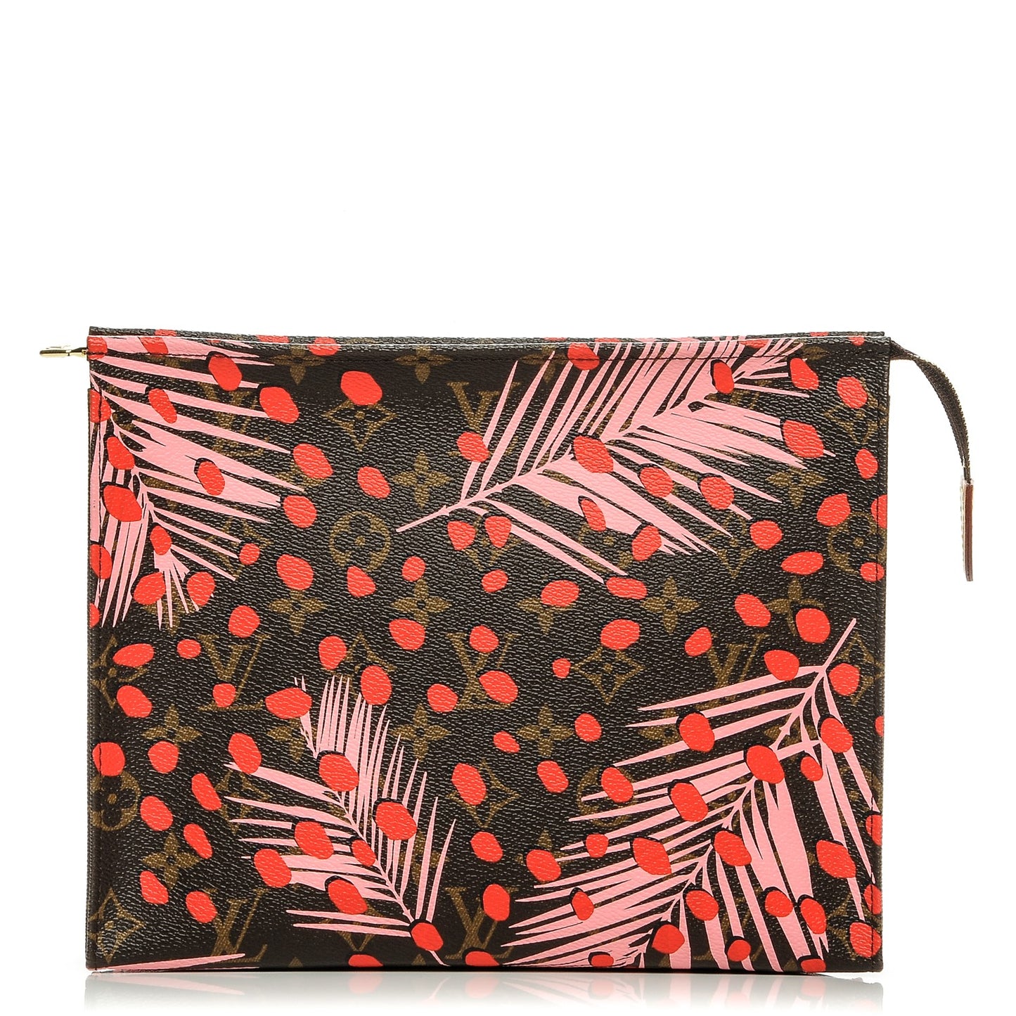 Monogram Jungle Dots Toiletry Pouch 26 Sugar Pink Poppy