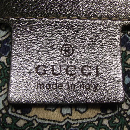 Gucci Leather Large Indy Silver 8 of 10