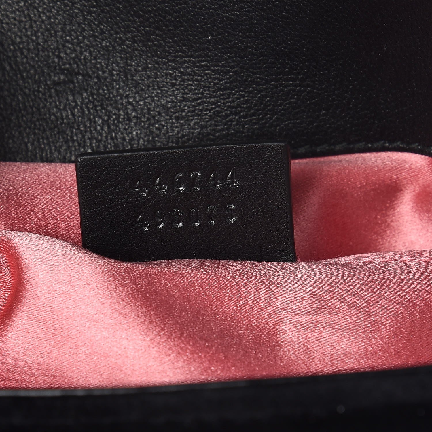 Gucci Velvet Matelasse Mini GG Marmont Shoulder Bag Black 7 of 7