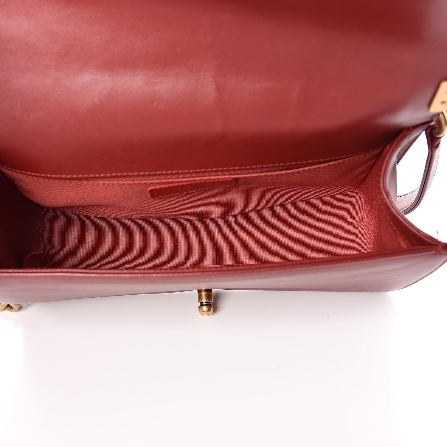 Chanel Lambskin Quilted Medium Boy Flap Burgundy 5 of 12