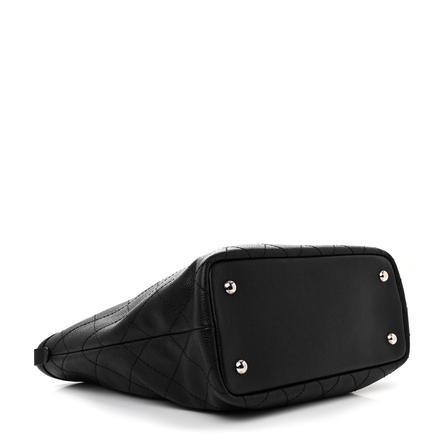 Chanel Grained Calfskin Shopping Fever Tote Black 4 of 10