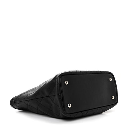 Chanel Grained Calfskin Shopping Fever Tote Black 4 of 10
