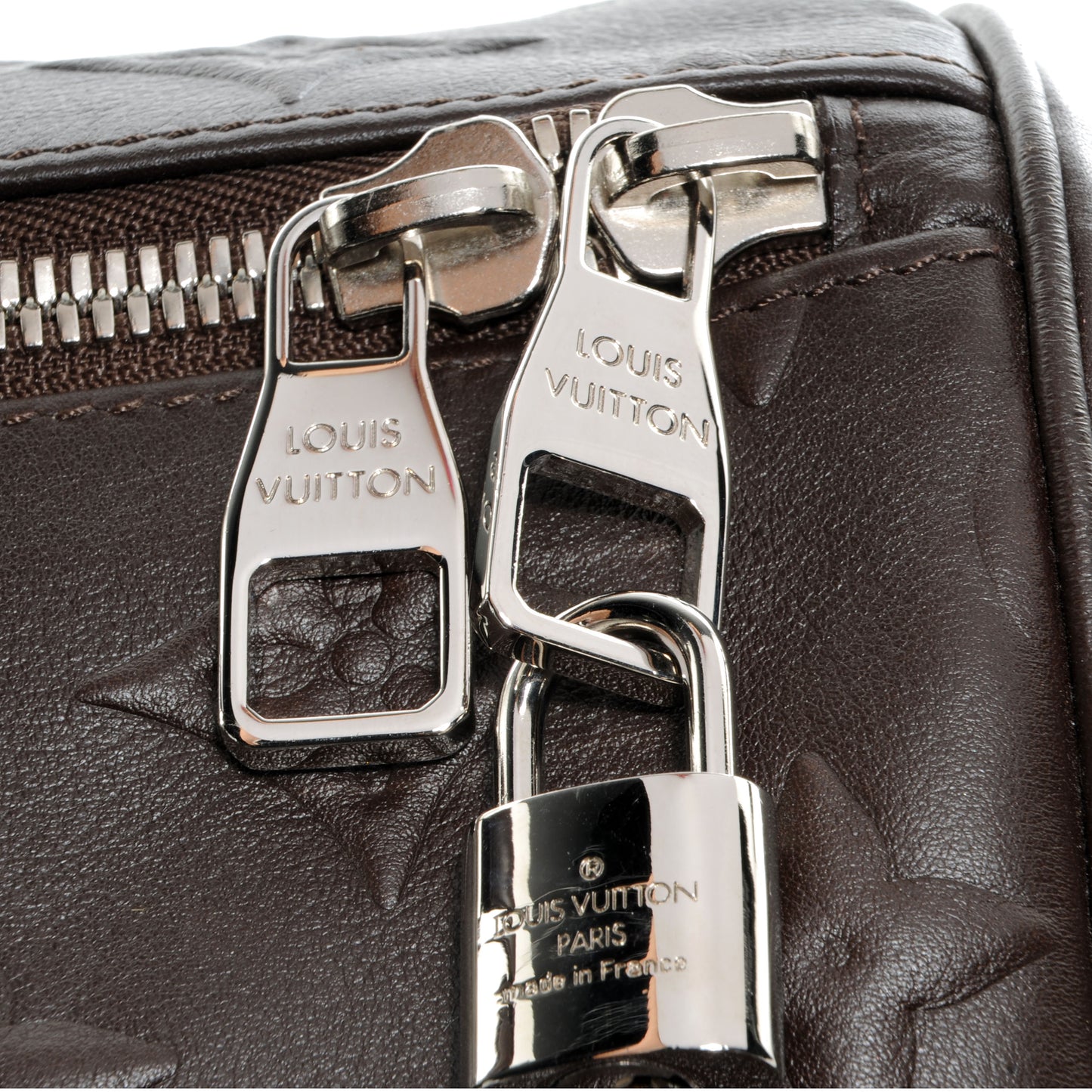 EDUN Monogram Revelation Keepall 45 Bandouliere Brown