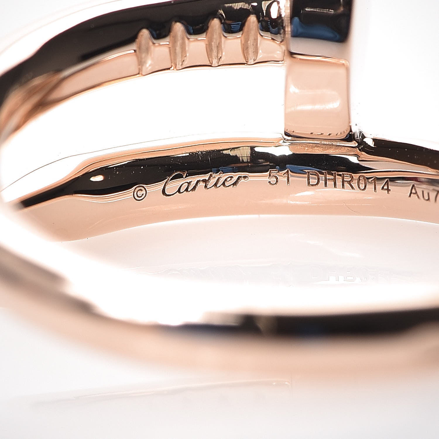 Cartier 18K Pink Gold Juste Un Clou Ring 51 5.75 4 of 7