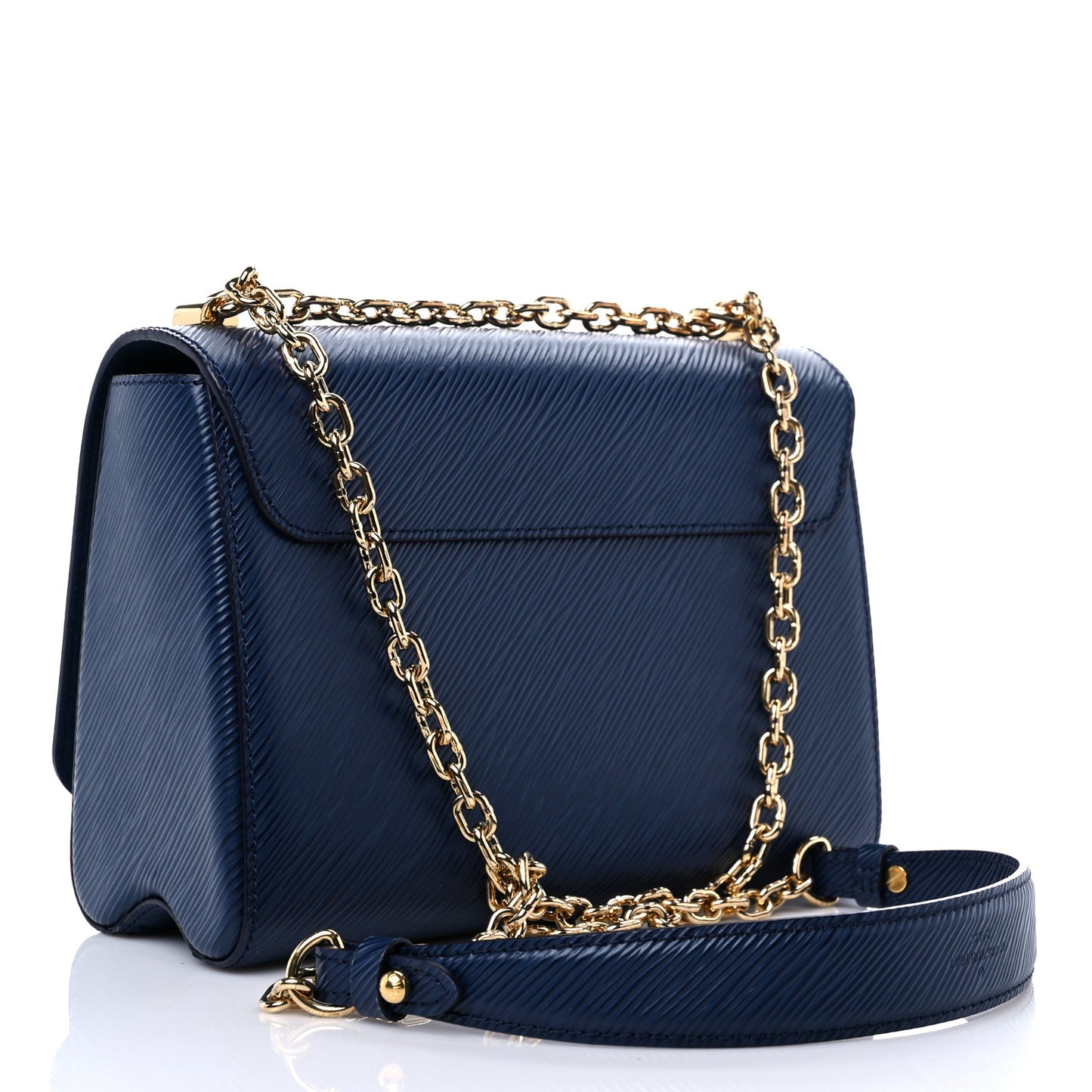 Epi Twist Shoulder Bag MM Indigo